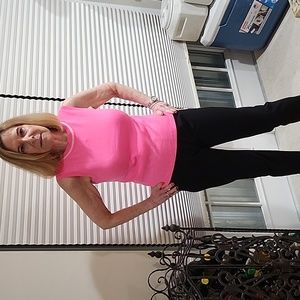 St. John pink knit shell - Petite